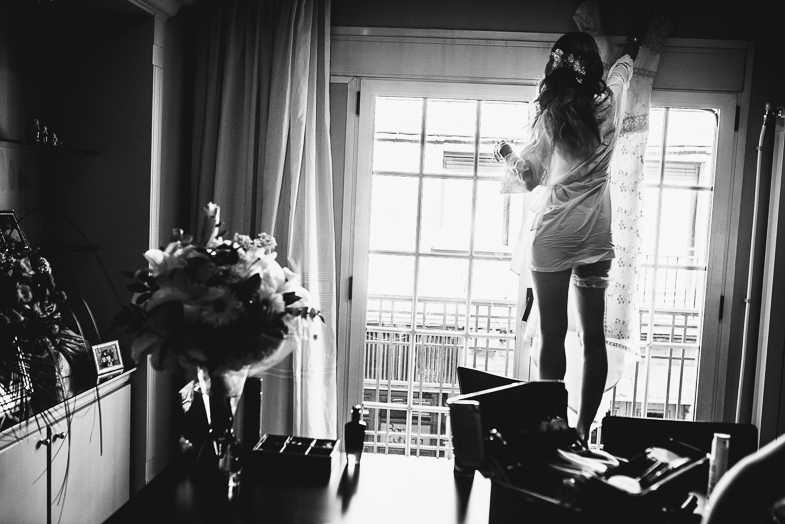 Los arreglos de la novia