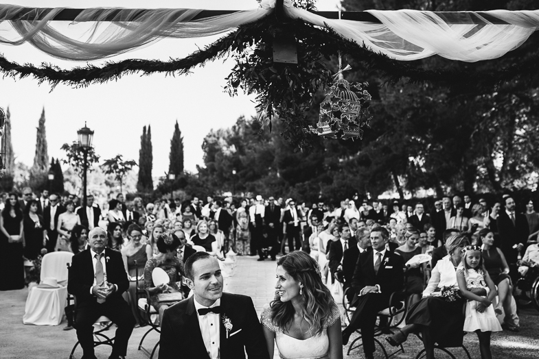 Los nervios de los novios durante el enlace matrimonial