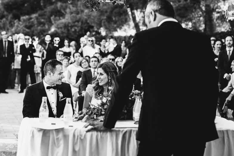 La felicidad de los novios