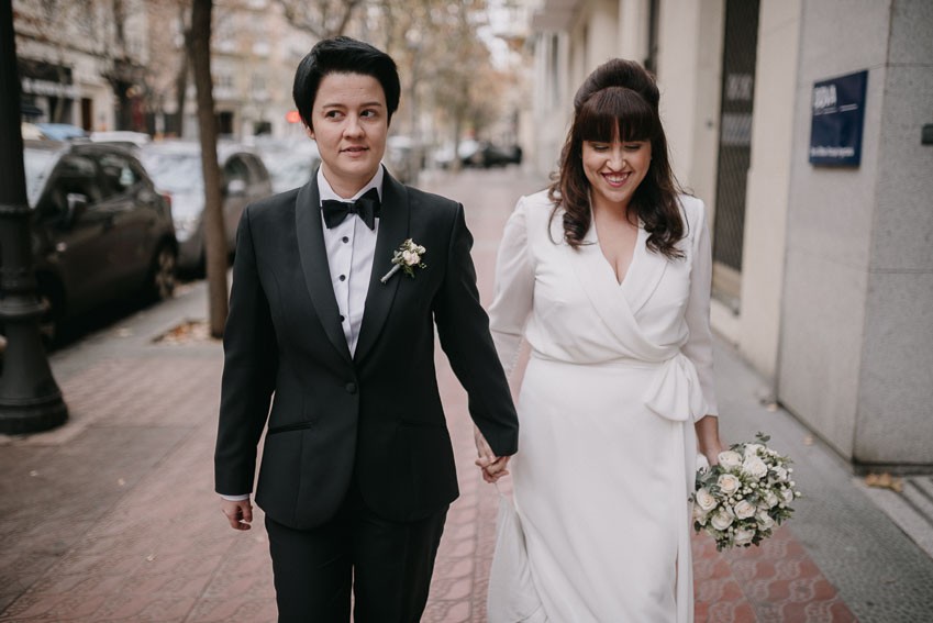 boda de dos chicas lesbianas