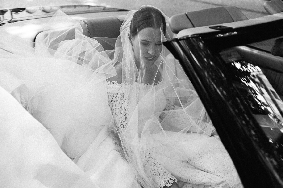 Llegada de novia a la iglesia